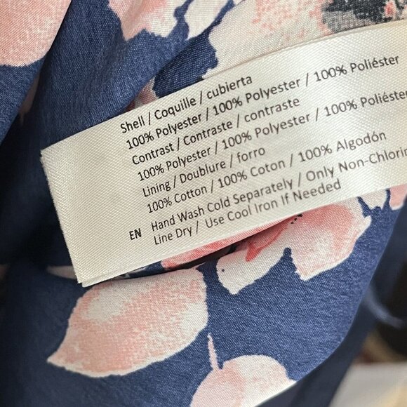 Band of Gypsies Blue Floral Mini Dress Sz XS NWT - Picture 8 of 8